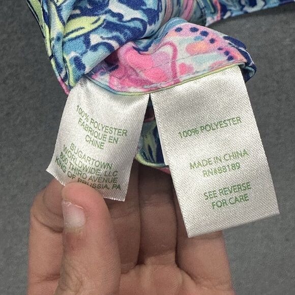 Lilly Pulitzer Margaret Cami Top Womens Size Small Saltwater Blue Shade Seekers - Picture 5 of 5